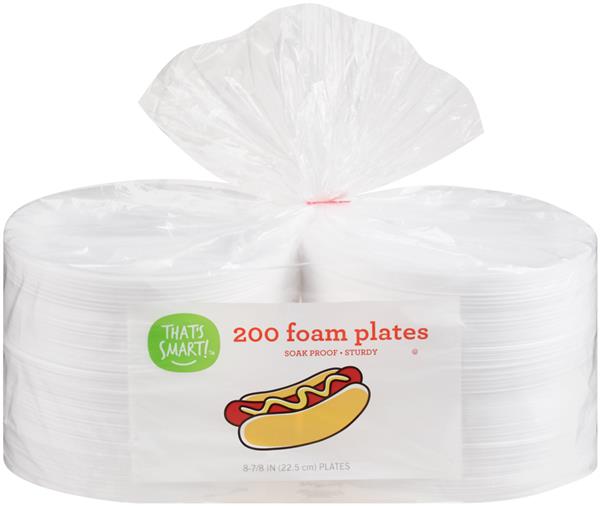 That's Smart! Foam Plates Soak Proof  Hy-Vee Aisles Online Grocery Shopping