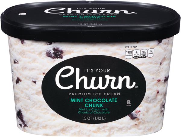 It's Your Churn Premium Ice Cream Mint Chocolate Chip | Hy-Vee Aisles ...