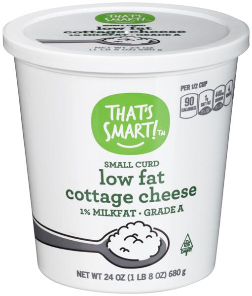 That S Smart Small Curd Low Fat 1 Cottage Cheese Hy Vee Aisles