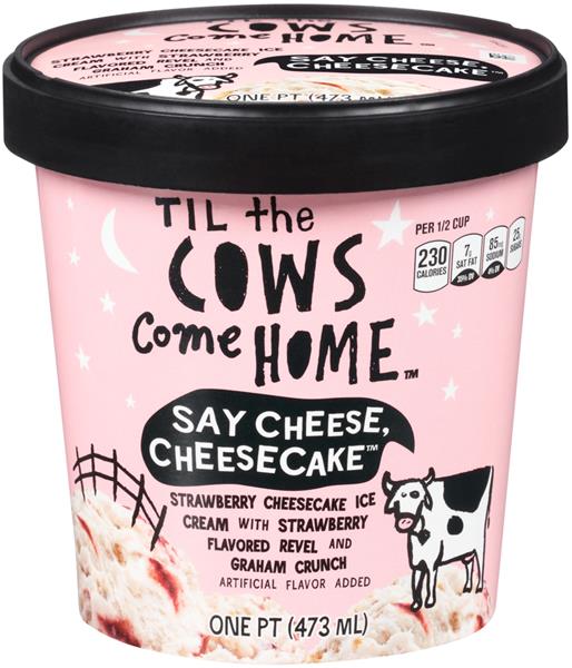 Til the Cows Come Home Say Cheese, Cheesecake Ice Cream HyVee Aisles