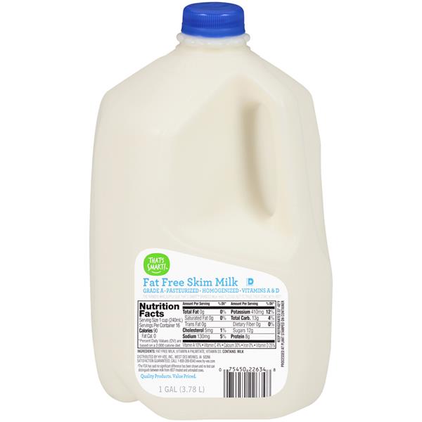 That's Smart! Fat Free Skim Milk | Hy-Vee Aisles Online Grocery Shopping