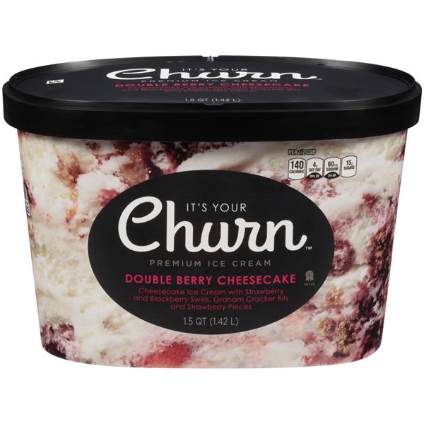 It’s Your Churn Double Berry Cheesecake Premium Ice Cream 