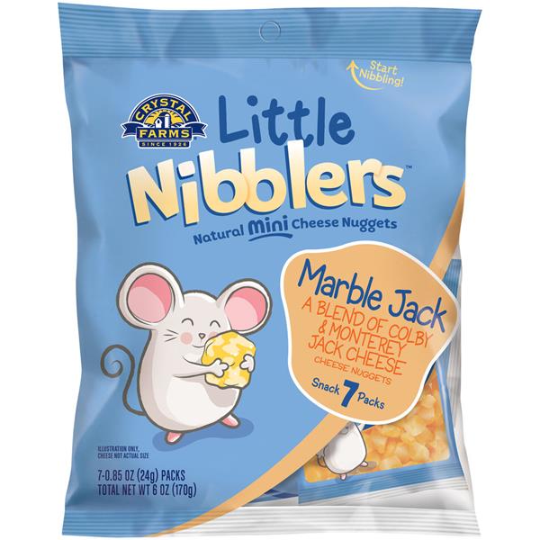 Crystal Farms Little Nibblers Marble Jack Cheese Nuggets 70.85 oz