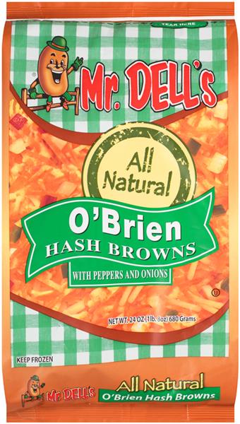 Mr. Dell's All Natural O'Brien Hash Browns with Peppers and Onions | Hy