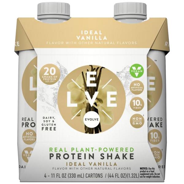 Evolve Protein Shake Ideal Vanilla 11 Fl Oz 4 Count Cartons HyVee