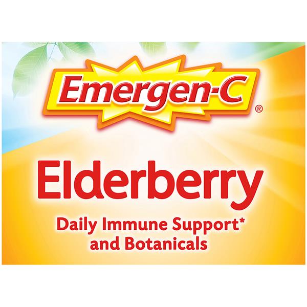 EmergenC Elderberry Fizzy Drink Mix 180.29 oz Packets HyVee Aisles