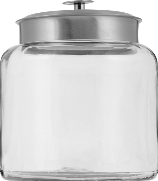 Anchor Hocking Montana Jar, Black/Clear, 1.5 Gallons