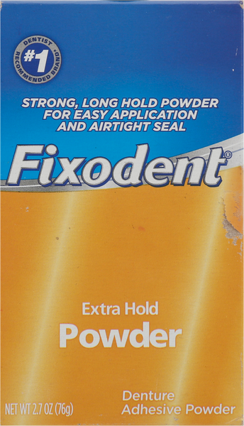 Fixodent Extra Hold Denture Adhesive Powder 2.7 oz (Pack of 4), Other