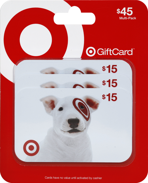 Target Gift Card, $45, Multi-Pack