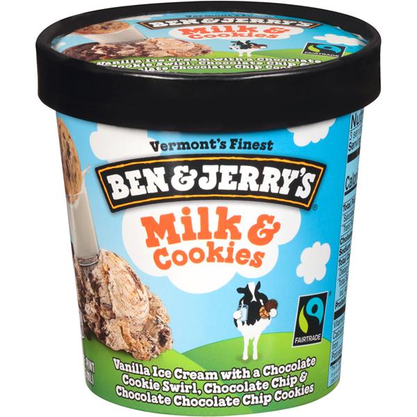 Ben & Jerry's Milk & Cookies Ice Cream | Hy-Vee Aisles Online Grocery ...