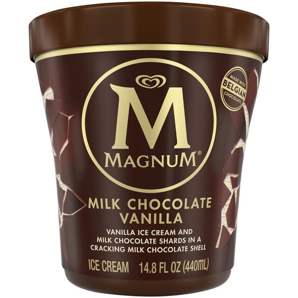 Magnum Milk Chocolate Vanilla Ice Cream | Hy-Vee Aisles Online Grocery ...