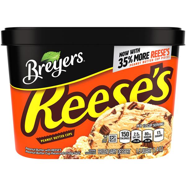 Breyers Blasts! Reese's Peanut Butter Cups Frozen Dairy Dessert | Hy ...