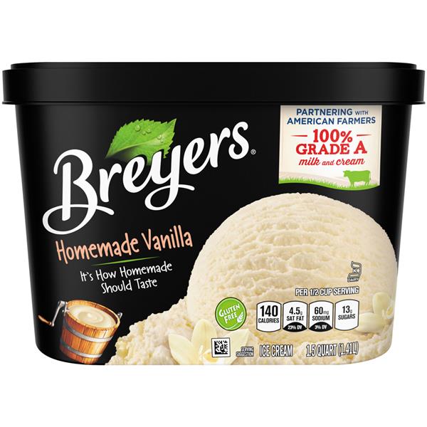 breyers vanilla bean ice cream calories breyers vanilla bean ice cream calories