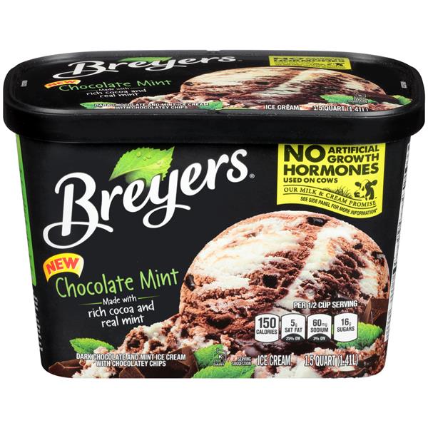 Breyers Chocolate Mint Ice Cream | Hy-Vee Aisles Online Grocery Shopping