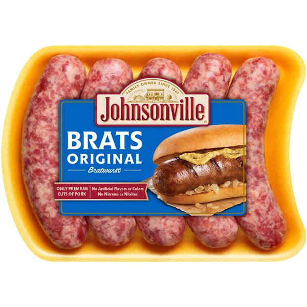 Johnsonville Original Brats 5Ct | Hy-Vee Aisles Online Grocery Shopping