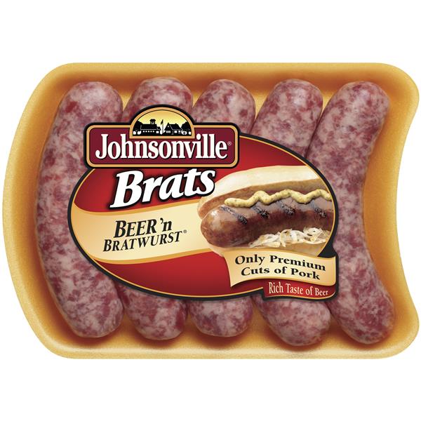Johnsonville Beer Brats 5Ct HyVee Aisles Online Grocery Shopping