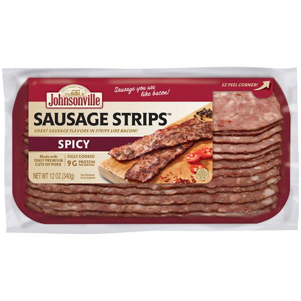 Johnsonville Sausage Strips Spicy HyVee Aisles Online Grocery Shopping