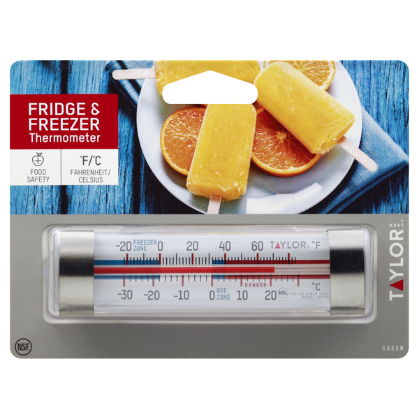 Taylor Digital Fridge & Freezer Thermometer - Austin, Texas — Faraday's  Kitchen Store
