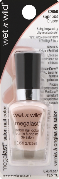Wet N Wild Wet N Wild Megalast Salon Nail Color C205B Sugar Coat | Hy-Vee  Aisles Online Grocery Shopping