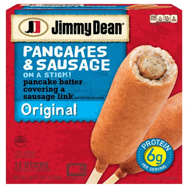 Jimmy Dean Pancake & Sausage on a Stick Original 12Ct | Hy-Vee Aisles ...