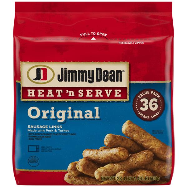 Jimmy Dean Heat N Serve Original Sausage Links 36 Count Hy Vee Aisles Online Grocery Shopping 9907