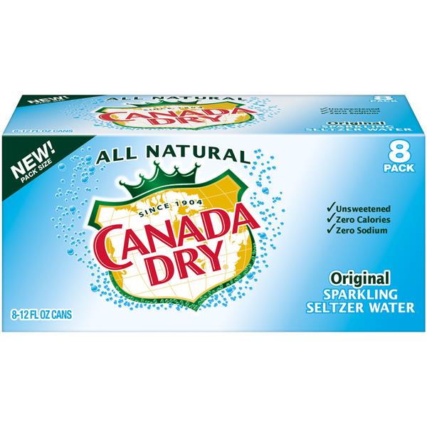 Canada Dry Original Sparkling Seltzer Water 8Pk HyVee Aisles Online