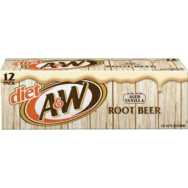 A&W Diet Root Beer 12 Pack | Hy-Vee Aisles Online Grocery ...