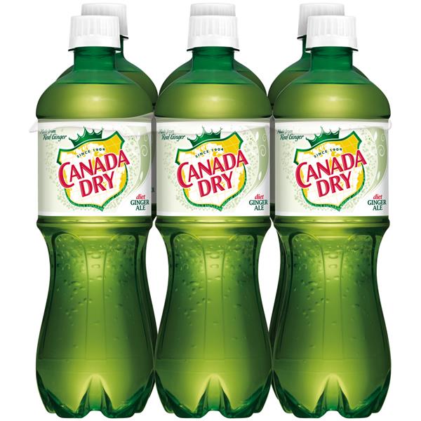 Canada Dry Diet Ginger Ale 6 Pack | Hy-Vee Aisles Online Grocery Shopping