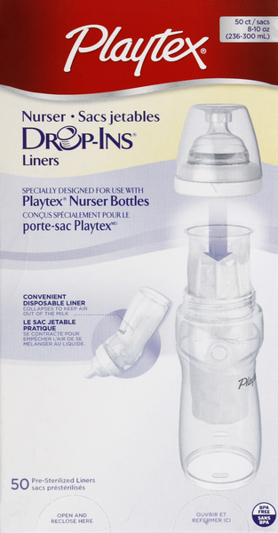 Playtex Drop-Ins Premium Nurser Baby Bottle