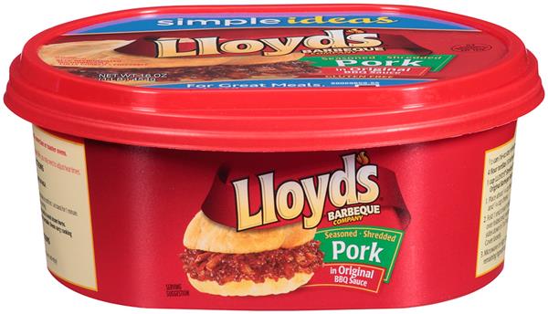 Lloyd's Barbeque Co. Seasoned Shredded Pork In Original BBQ Sauce | Hy ...