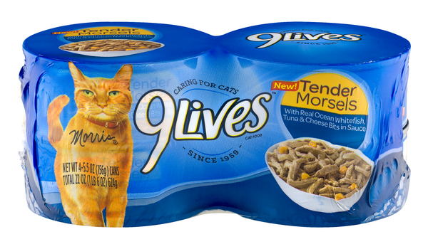 9 lives tuna and cheese