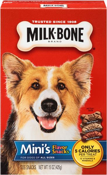 milk bone brushing chews nutrition facts