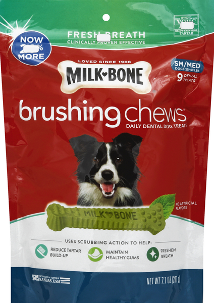 milk bone brushing chews fresh breath