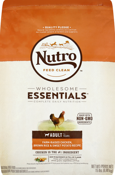 Nutro wholesome essentials chicken sales dog food