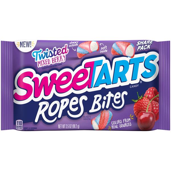 SweeTarts Twisted Mixed Berry Ropes Bites Candy | Hy-Vee Aisles Online ...