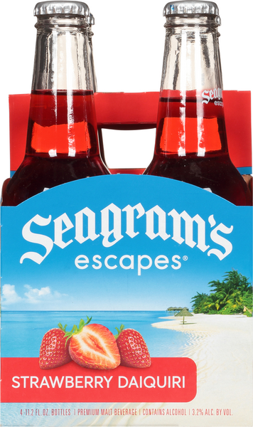 Seagram's Escapes Strawberry Daiquiri 4 Pack | Hy-Vee ...