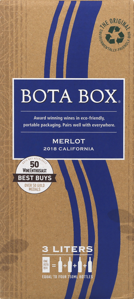 merlot wine box