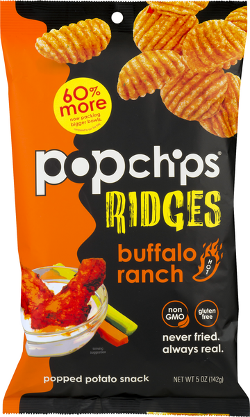 Popchips Popped Fiery Buffalo Flavored Potato Snack