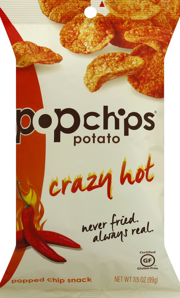 Popchips Popped Chip Snack, Crazy Hot, Potato | Hy-Vee Aisles Online ...