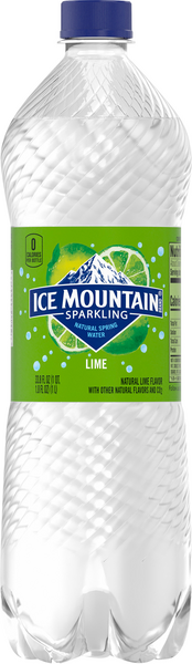 Ice Mountain Sparkling Natural Spring Water Lime | Hy-Vee Ice Mountain Sparkling Natural Spring Water Lime | Hy-Vee