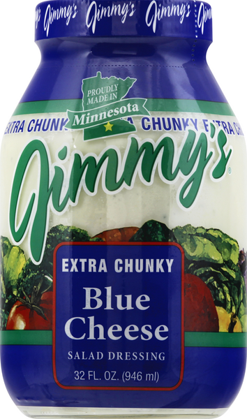 Jimmys Extra Chunky Blue Cheese Salad Dressing 32 oz