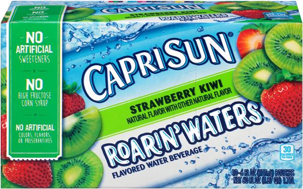 Capri Sun Roarin' Waters Strawberry Kiwi Flavored Water Beverage 10Pk ...