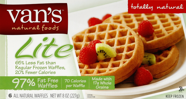Natural Foods Lite Frozen Waffles 6Ct 