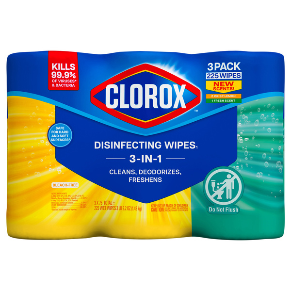 Clorox Disinfecting Wipes Variety Pack, Fresh Scent and Crisp