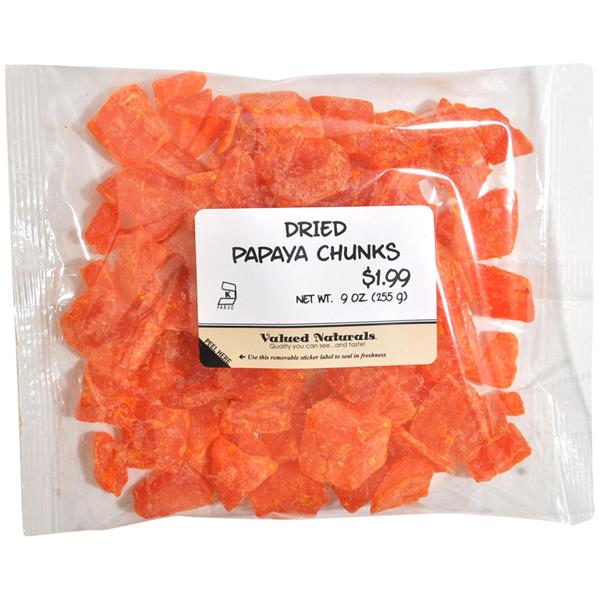 Valued Naturals Dried Papaya Chunks PrePriced HyVee Aisles Online