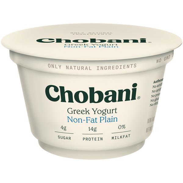 Chobani Plain Non-Fat Greek Yogurt