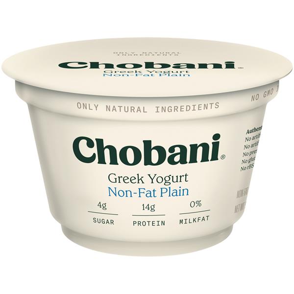 Chobani Plain Non-Fat Greek Yogurt | Hy-Vee Aisles Online Grocery Shopping