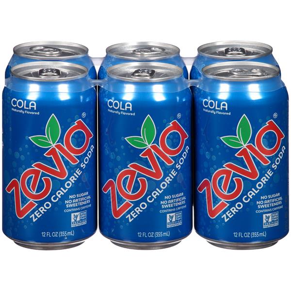 Zevia Zero Calorie Soda Cola 6 Pack | Hy-Vee Aisles Online Grocery Shopping