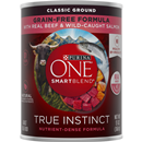 Purina ONE SmartBlend True Instinct Grain-Free Classic Ground with Beef & Wild Caught Salmon Adult Wet Dog Food