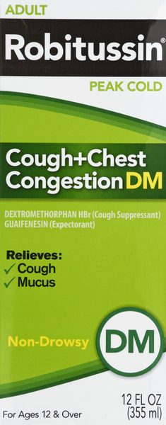 Robitussin Adult Cough & Chest Congestion Dm Liquid 